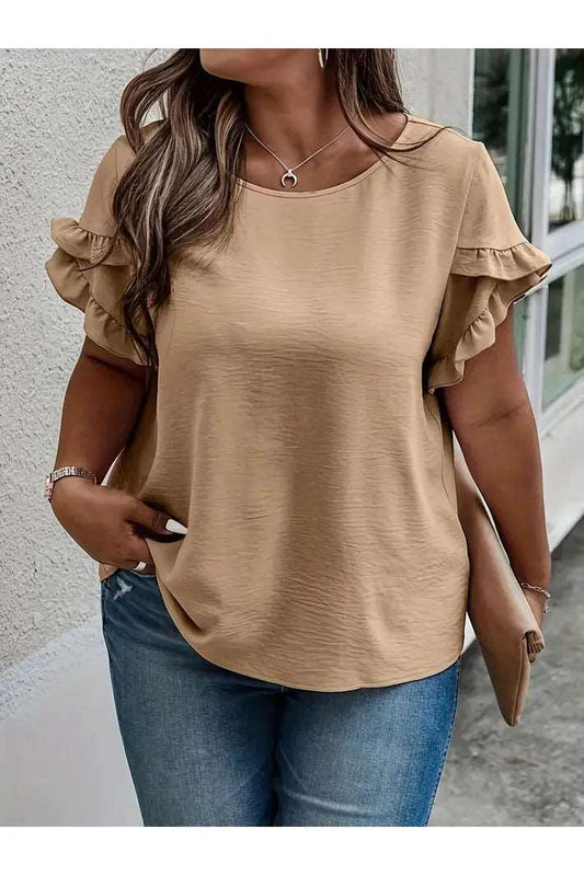 Luxe Petal Sleeve Tunic