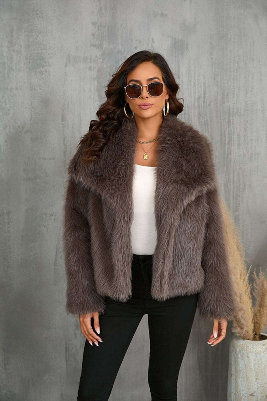 Luxurious Foxy Fleece Coat