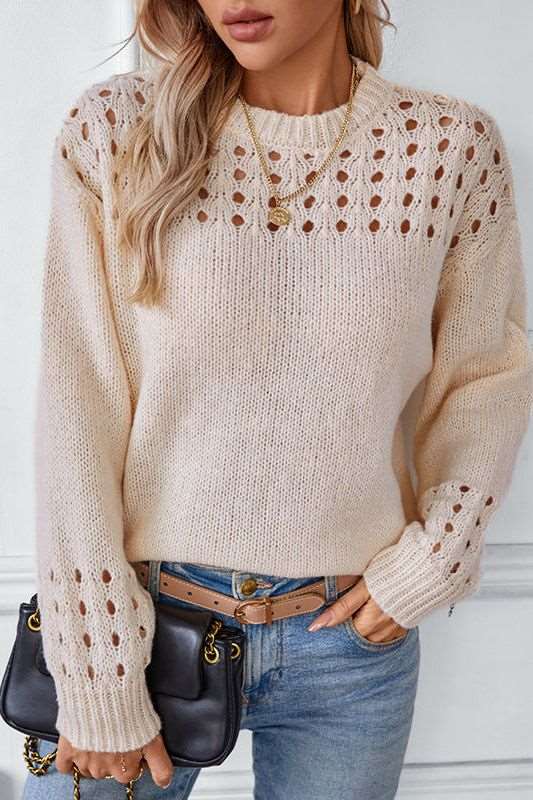 Mia Luxe Cutout Pullover